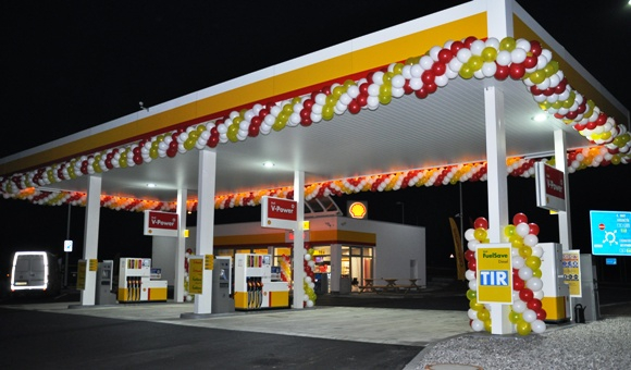 balonková dekorace shell