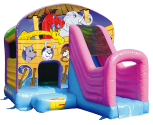 Skákací hrad se skluzavkou pro děti na pronájem