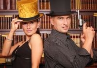 kouzelník s asistentkou