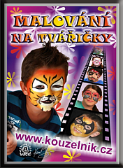 malování na obličej kouzelník
